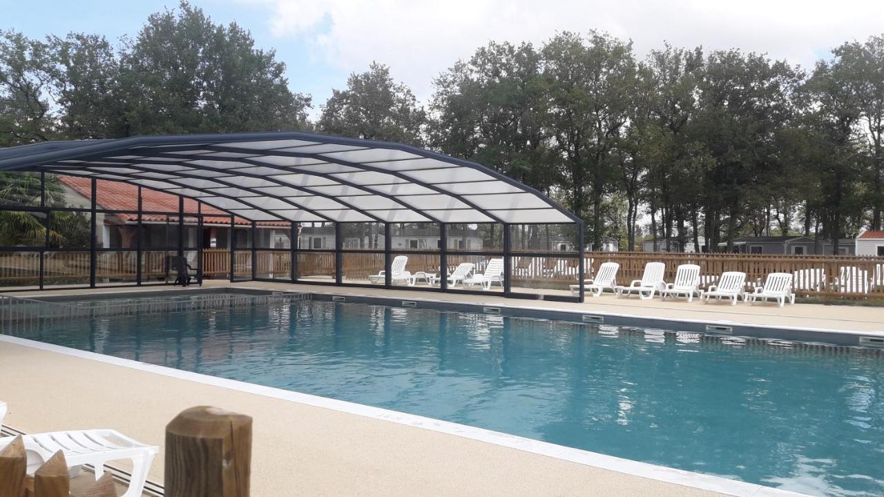 Mobil Home Camping 3*** Piscine Chauffee La Boissiere-de-Montaigu Exteriör bild